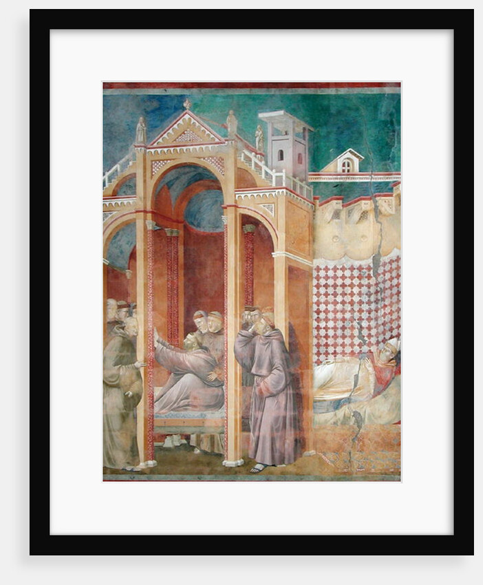 The Vision of Brother Agostino and the Bishop of Assisi, 1297-99 by Giotto