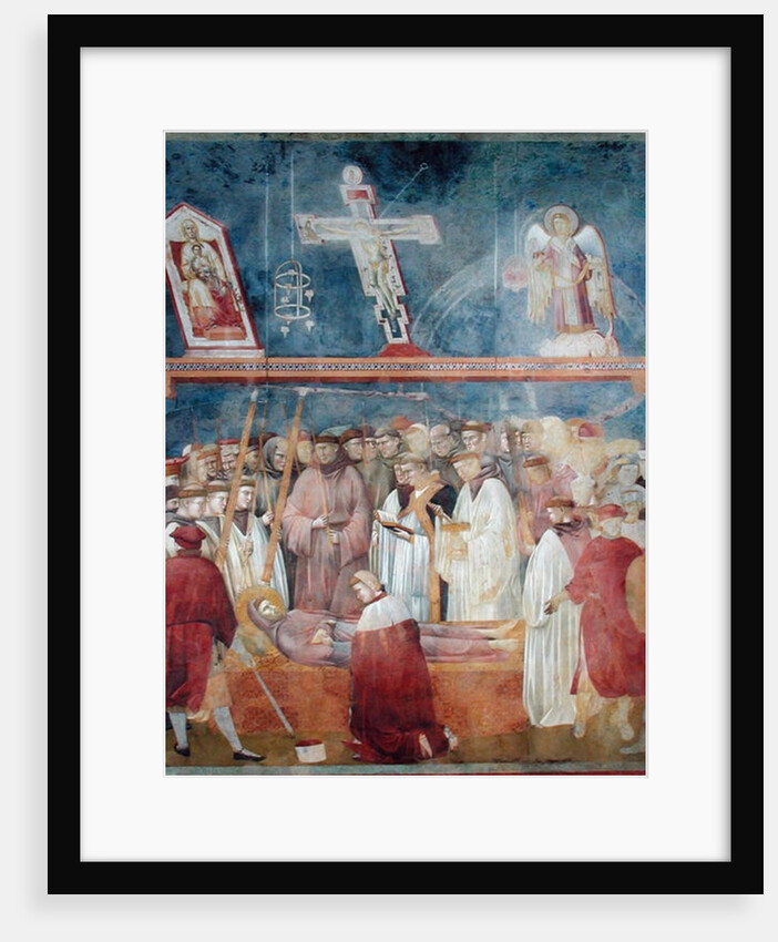 St. Jerome Checking the Stigmata on the Body of St. Francis, 1296-97 by Giotto