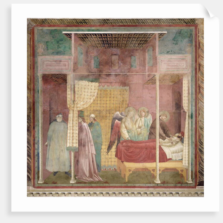 St. Francis Cures the Injured Man from Lerida, 1297-99 by Giotto (c.1266-1337)