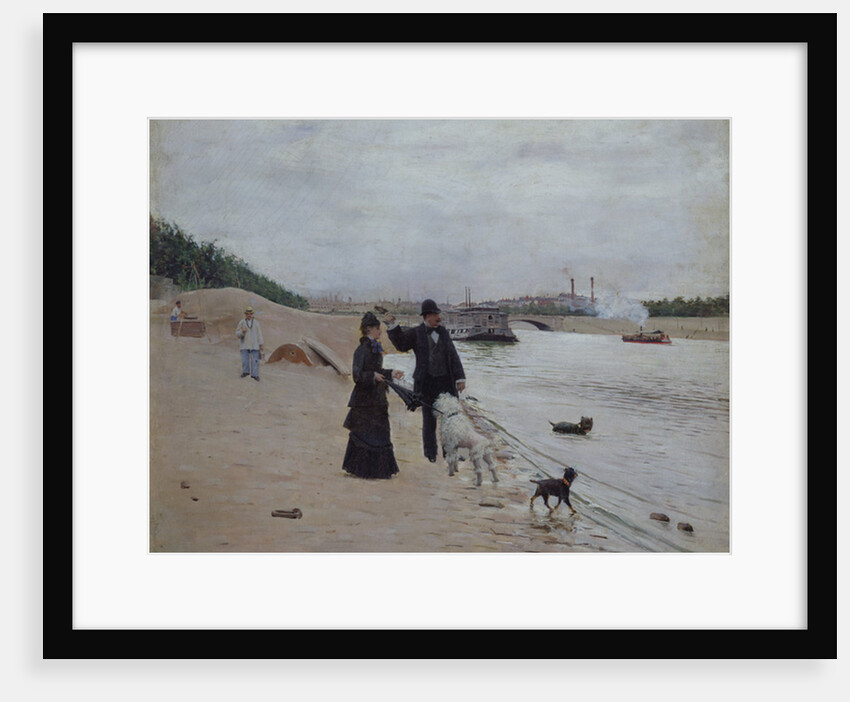 The Banks of the Seine, c.1880 by Jean Beraud