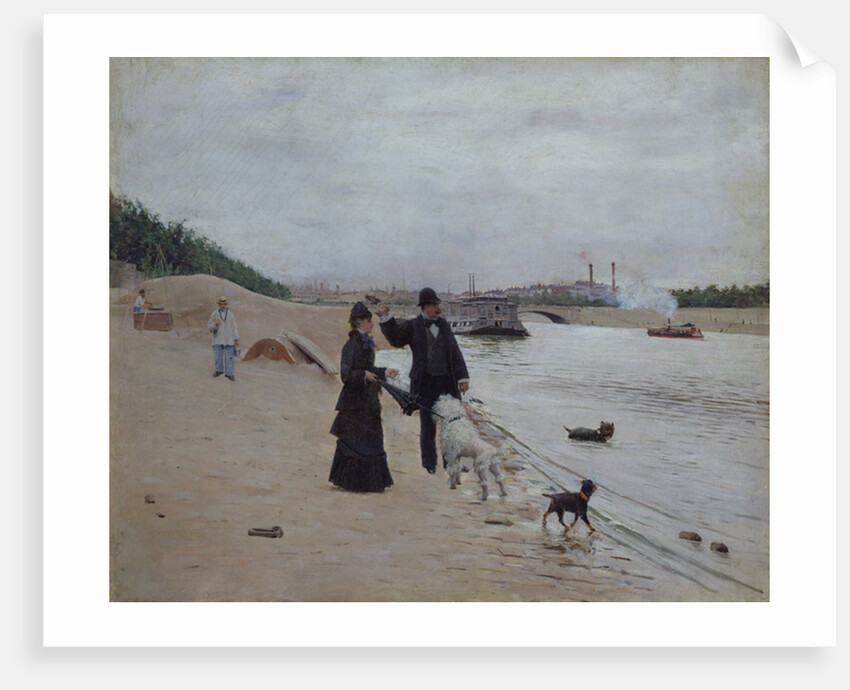 The Banks of the Seine, c.1880 by Jean Beraud