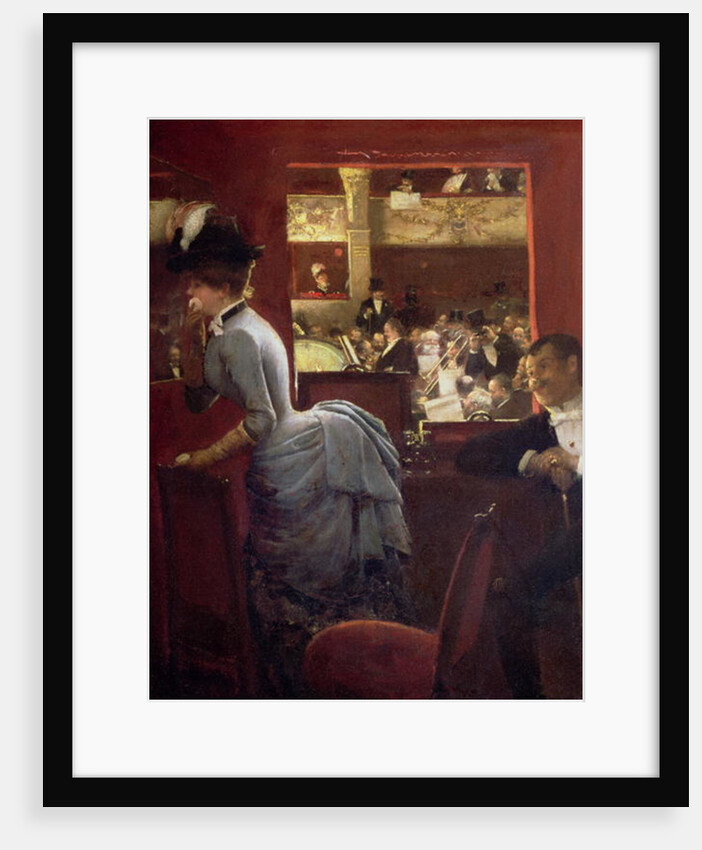 The Box by the Stalls, c.1883 by Jean Beraud