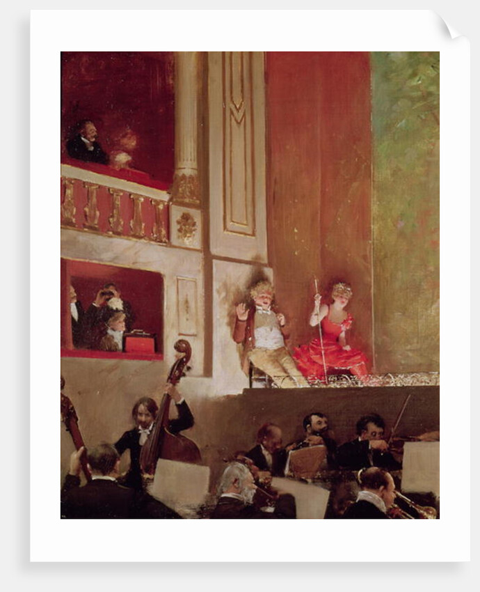 Revue at the Theatre des Varietes, c.1885 by Jean Beraud