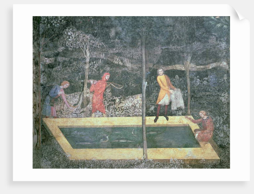 The Fish Pond, from the Stag Room, 1343 by French School