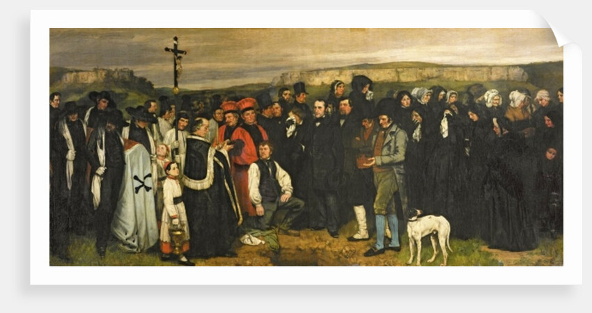 Burial at Ornans, 1849-50 by Gustave Courbet