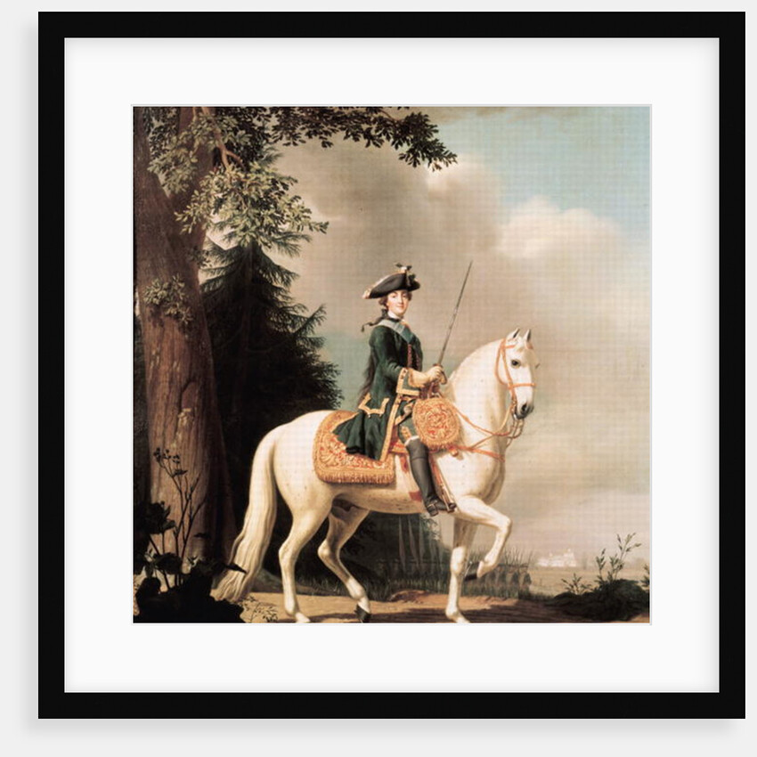 Equestrian Portrait of Catherine II, the Great, of Russia by Vigilius Erichsen