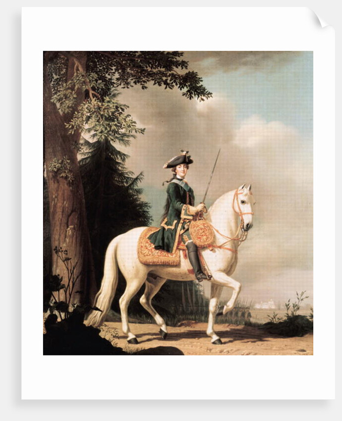 Equestrian Portrait of Catherine II, the Great, of Russia by Vigilius Erichsen