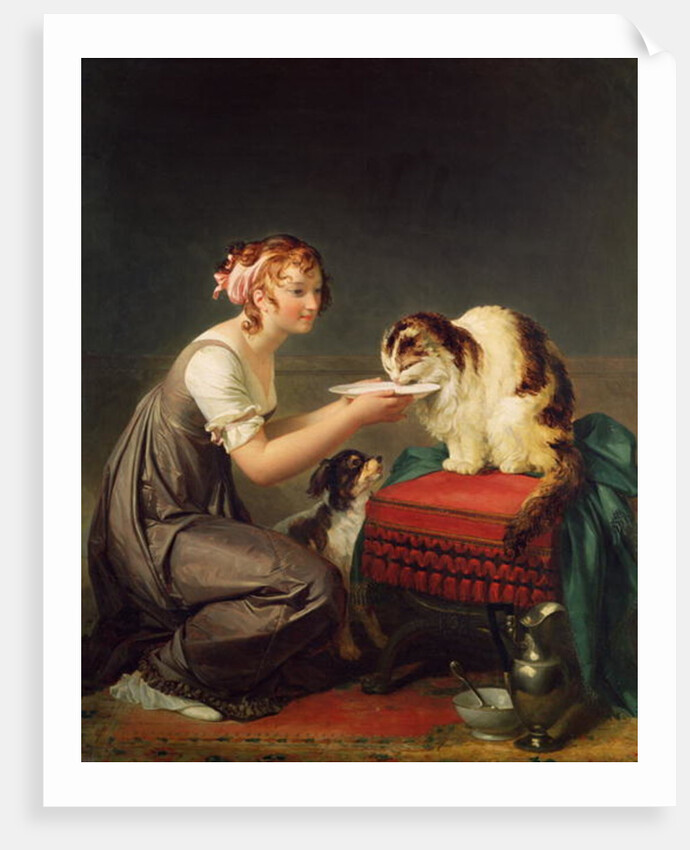 The Cat's Lunch by Marguerite Gerard