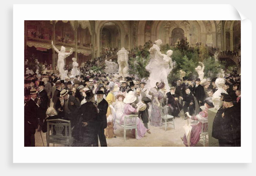 Friday at the French Artists' Salon, 1911 by Jules Alexandre Gruen or Grun