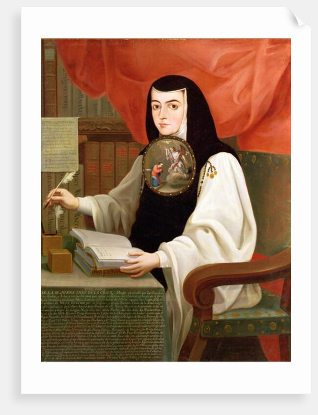 Sister Juana Ines de la Cruz by Andres de Islas