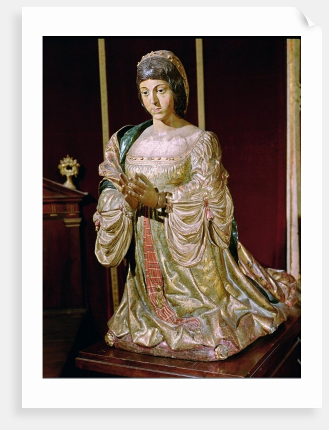Isabella of Castile in Prayer, 1520-22 by Felipe Vigarny