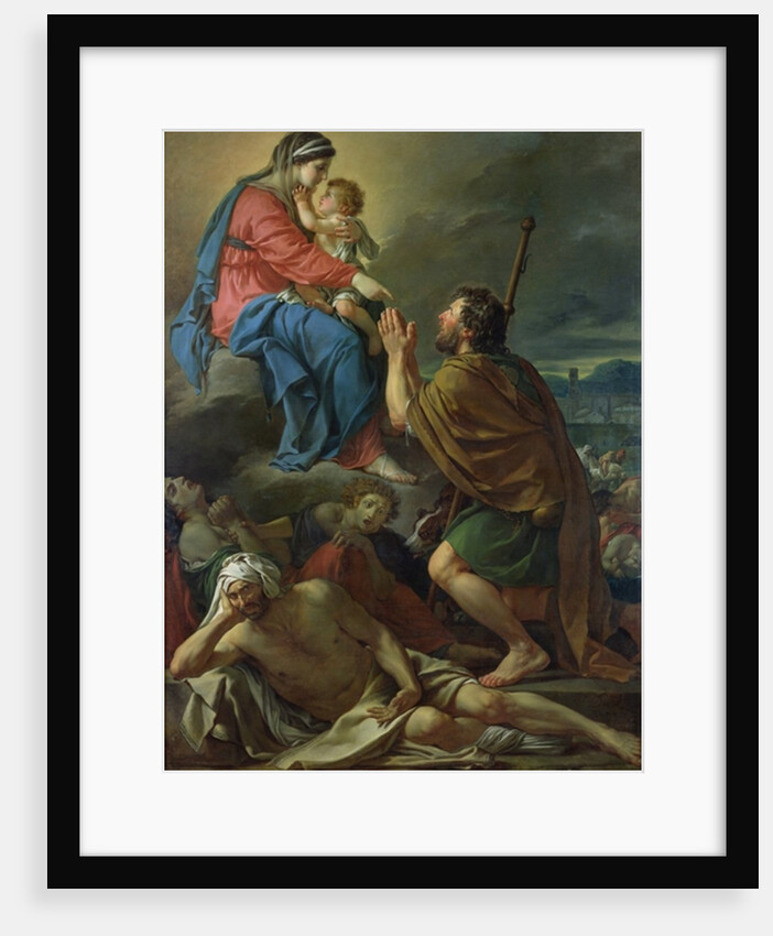 St. Roch Praying to the Virgin for an End to the Plague, 1780 by Jacques Louis David