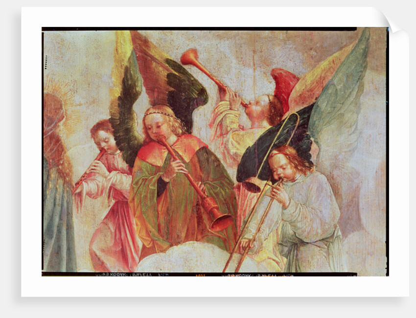 Four angels playing instruments by Taborda Vlame Frey Carlos