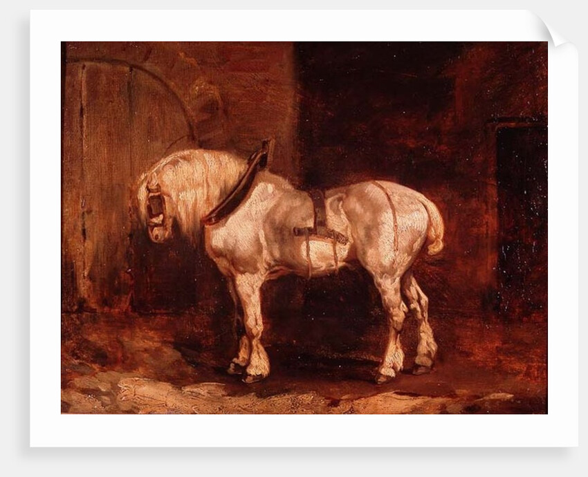 A Cart-Horse by Theodore Gericault