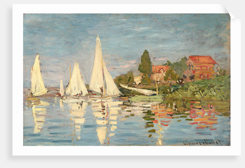 Regatta at Argenteuil, c.1872 by Claude Monet