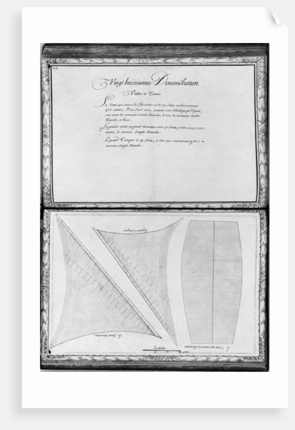 ails of a galley, twenty-eighth demonstratio by French School