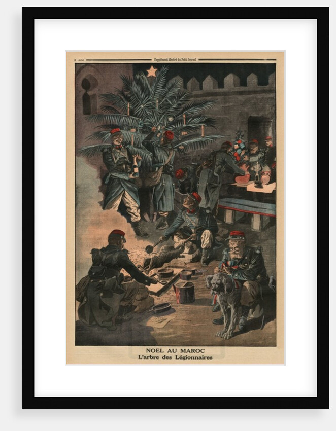 Christmas in Morocco, the Christmas tree of the Legionnaires by French School