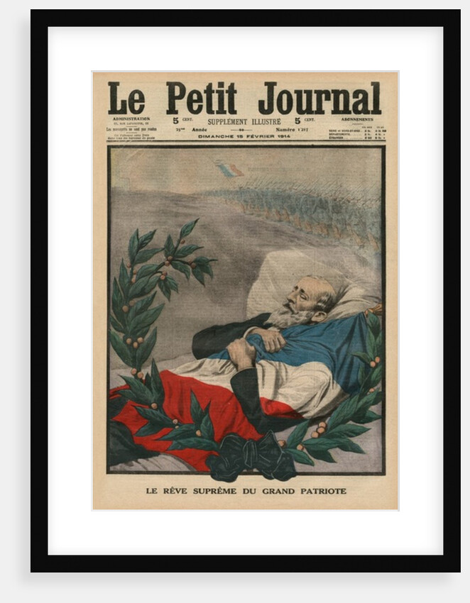 The last dream of the Great Patriot, Paul Deroulede by French School