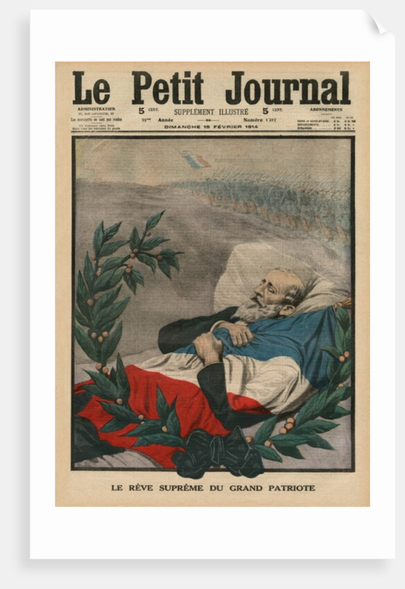 The last dream of the Great Patriot, Paul Deroulede by French School