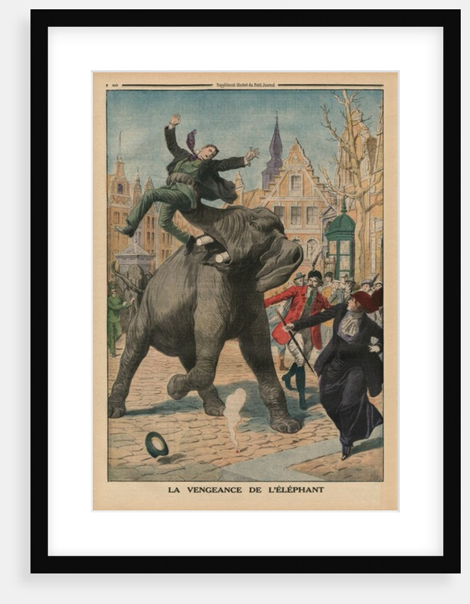 Revenge of an elephant by French School