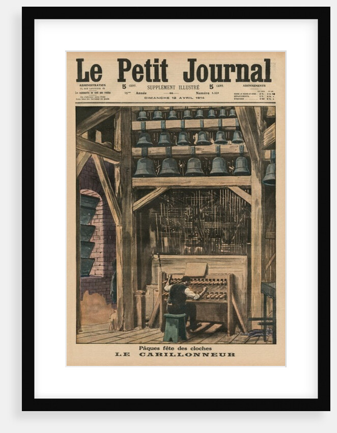 Easter, the bell ringer by French School
