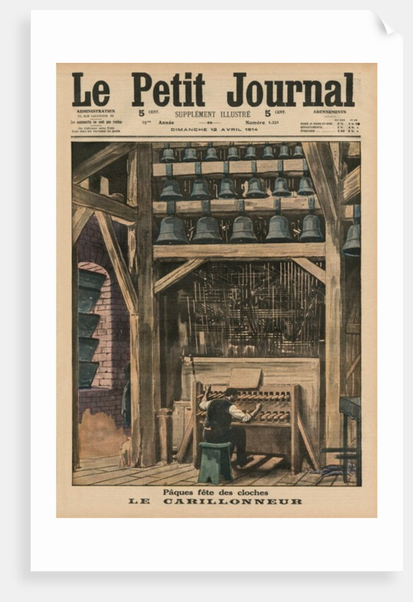 Easter, the bell ringer by French School