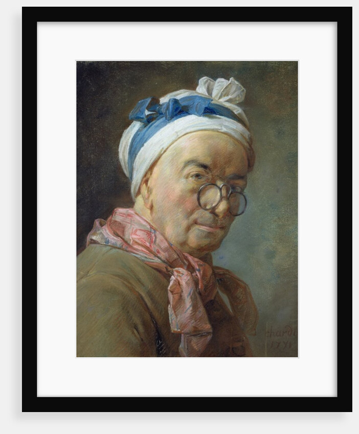 Self Portrait with Spectacles, 1771 by Jean-Baptiste Simeon Chardin