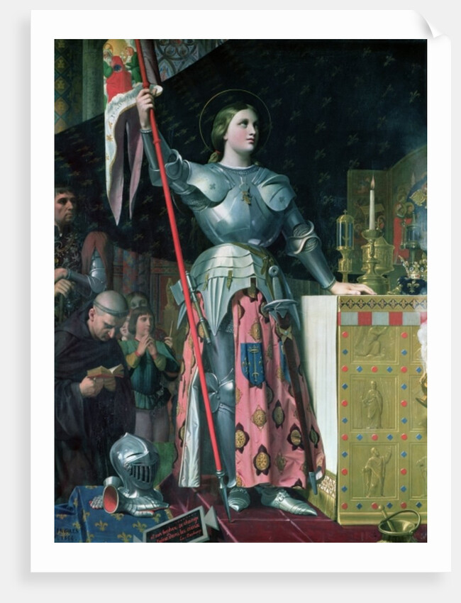 Joan of Arc at the Coronation of King Charles VII, 1854 by Jean Auguste Dominique Ingres
