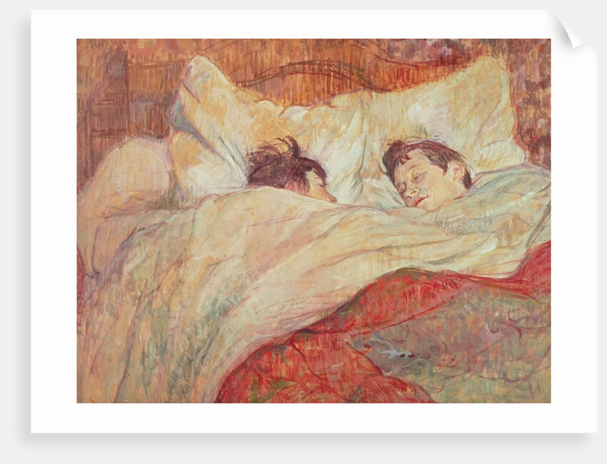 The Bed, c.1892-95 by Henri de Toulouse-Lautrec