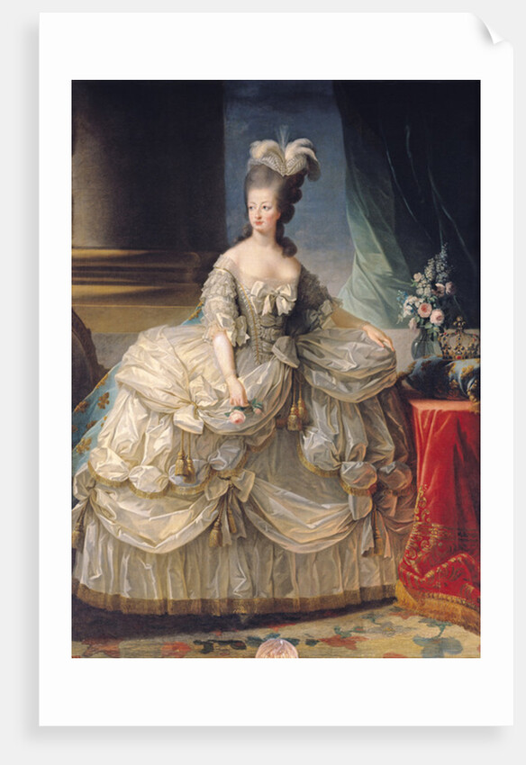 Marie Antoinette Queen of France, 1779 by Elisabeth Louise Vigee-Lebrun