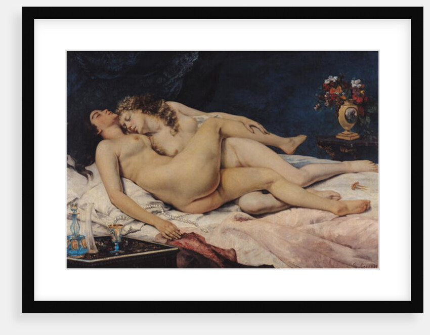 Sleep, 1866 by Gustave Courbet