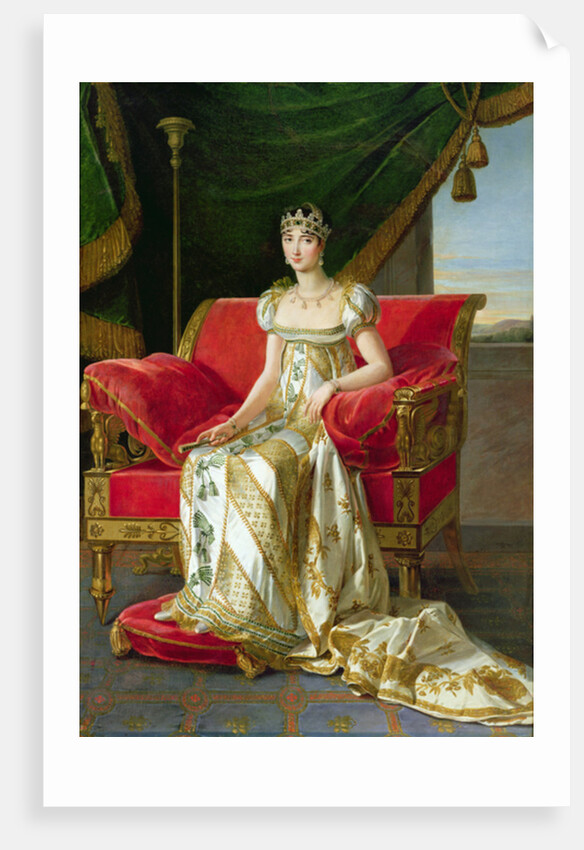 Marie Pauline Bonaparte Princess Borghese, 1808 by Marie Guilhelmine Benoist