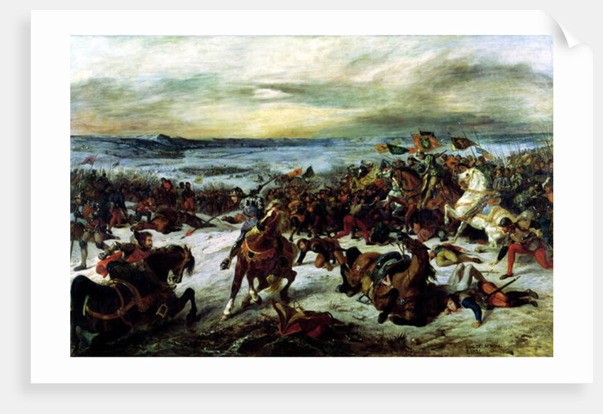 The Death of Charles the Bold at the Battle of Nancy, 5th January 1477, 1831 by Ferdinand Victor Eugene Delacroix