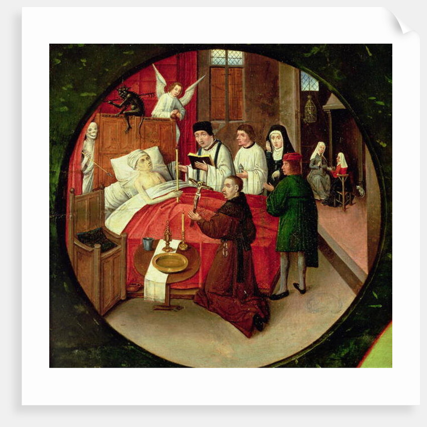 Death, detail from The Table of the Seven Deadly Sins and the Four Last Things by Hieronymus Bosch