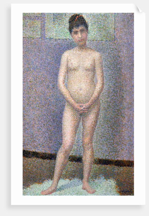 Model from the Front, 1886-7 by Georges Pierre Seurat