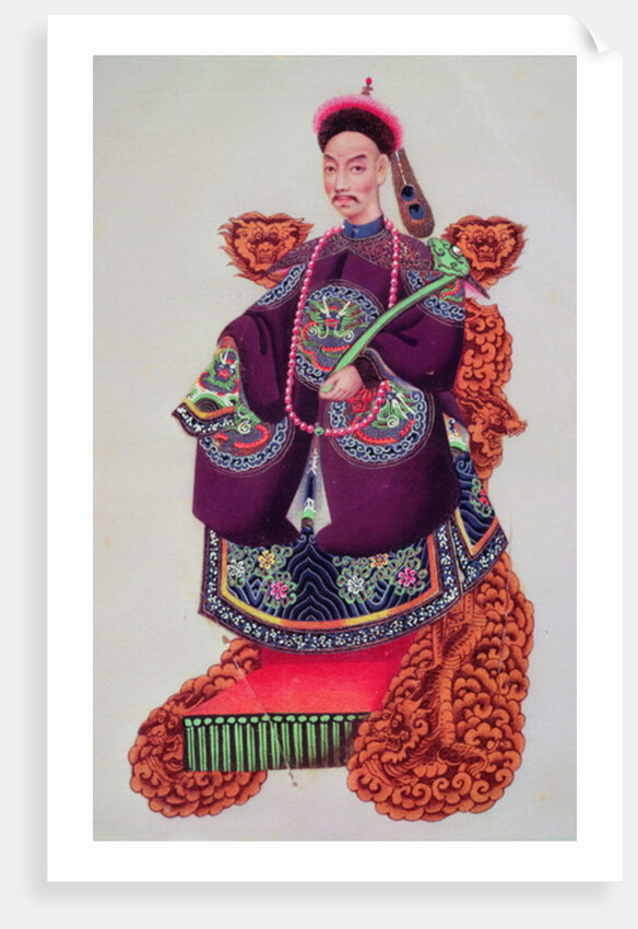 Costume of an emperor, late 18th century by Japanese School