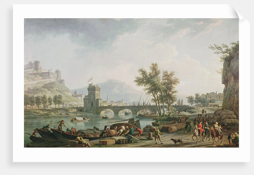 The edge of a fair, 1774 by Claude Joseph Vernet