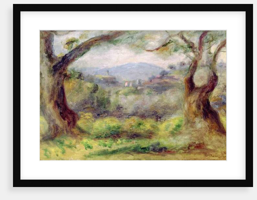Landscape at Les Collettes, 1910 by Pierre Auguste Renoir