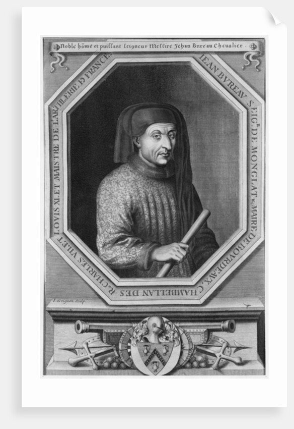 Portrait of Jean Bureau, master of artillery under Charles VII, Lord of Montglat, Mayor of Bordeaux by Jacques the Elder Grignon