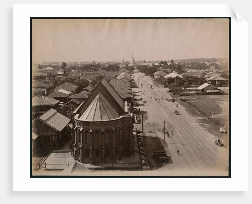 View of Rangoon, Burma, c.1880 by Philip Adolphe Klier