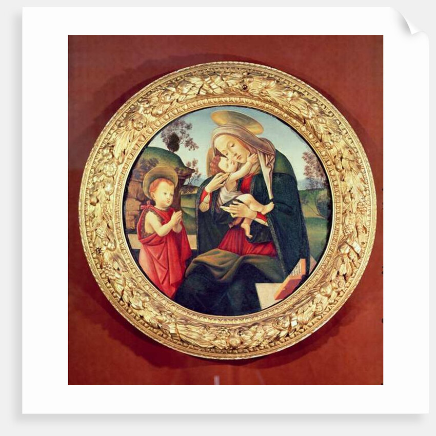 Virgin and Child with John the Baptist by Sandro Botticelli
