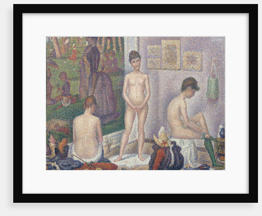 The Models, 1888 by Georges Pierre Seurat