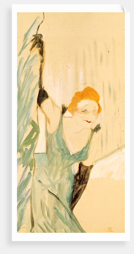 Yvette Guilbert taking a Curtain Call, 1894 by Henri de Toulouse-Lautrec