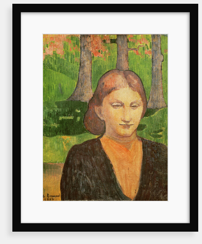 Portrait of My Sister Madeleine, 1888 by Emile Bernard
