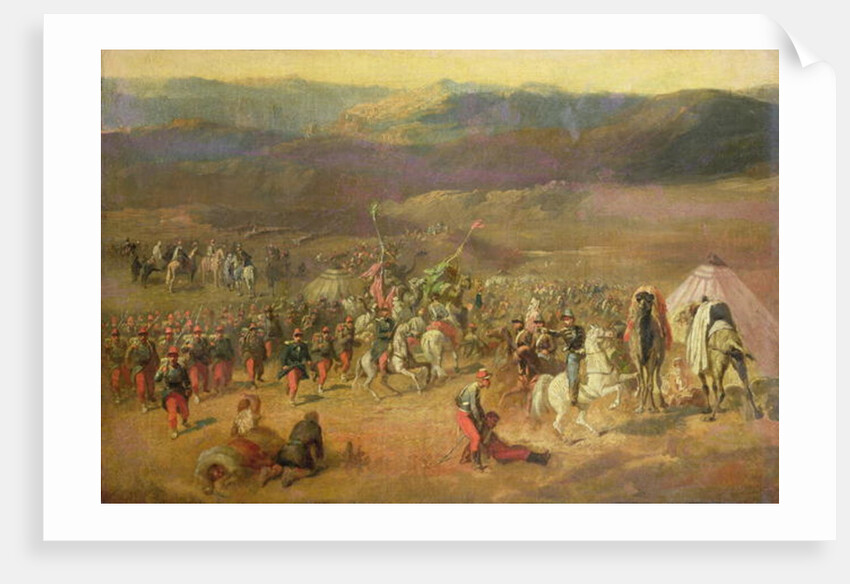 The Capture of the Retinue of Abd-el-Kader or, The Battle of Isly on August 14th, 1844, 1844-63 by Emile Jean Horace Vernet