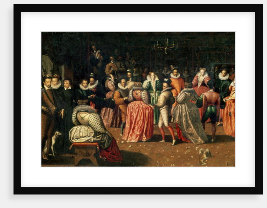 Ball at the Court of King Henri III of France, or Ball of the Duke of Alencon, 2nd half of the 16th century by French School