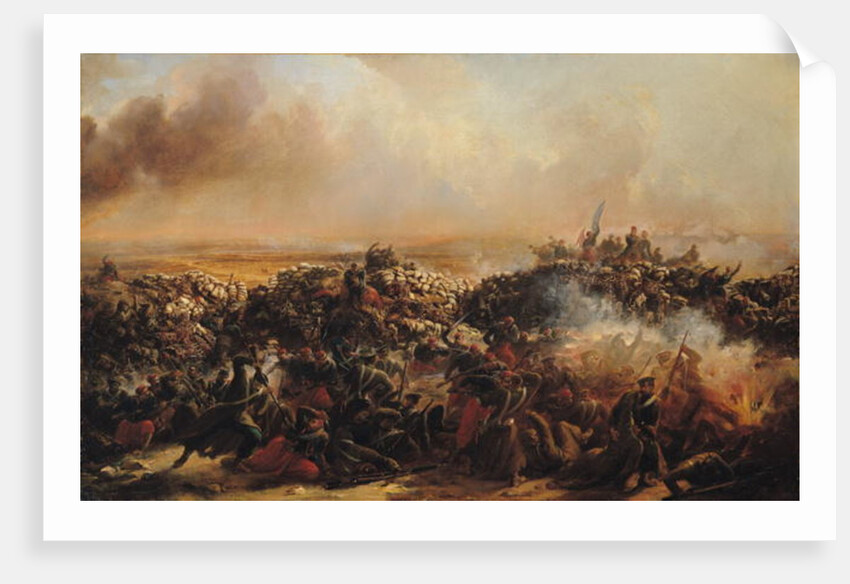 The Battle of Sebastopol, central section of triptych, after 1855 by Jean Charles Langlois