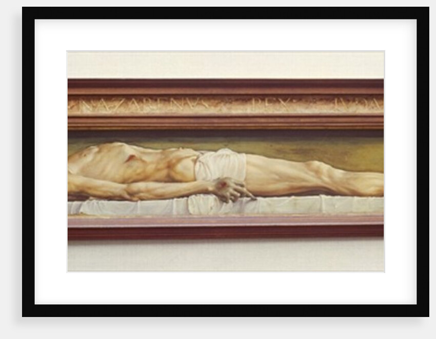 The Dead Christ, 1521 by Hans Holbein the Younger