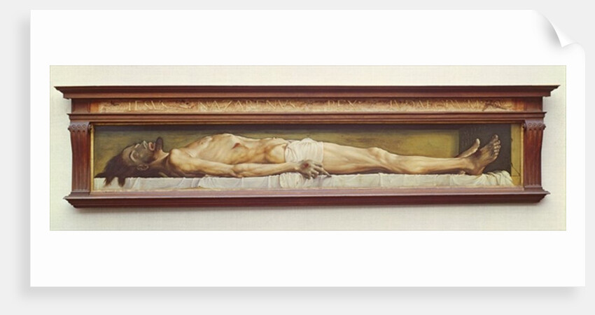 The Dead Christ, 1521 by Hans Holbein the Younger