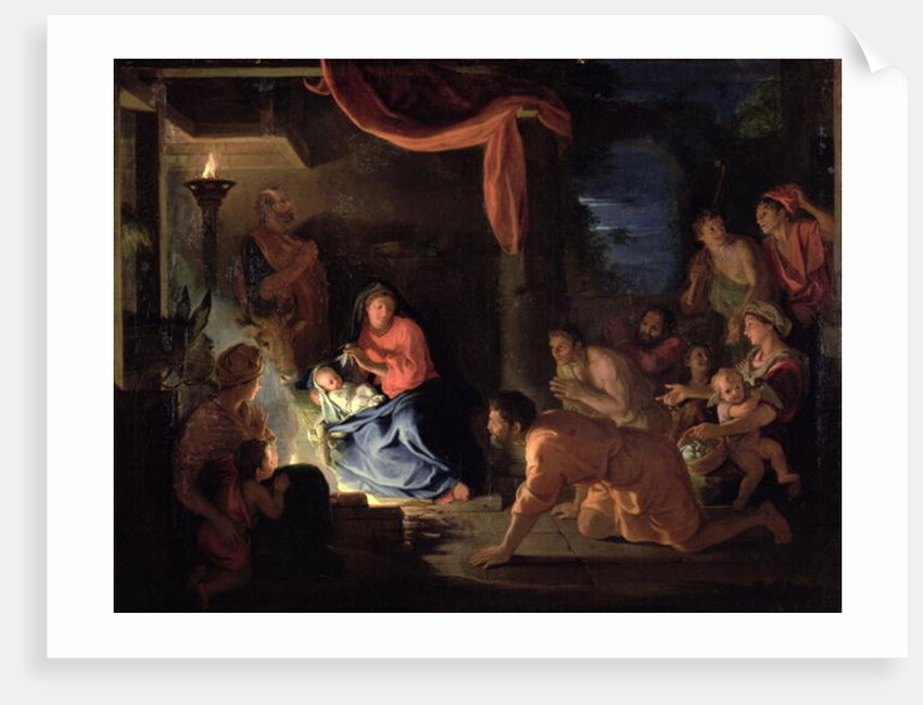 Adoration of the Shepherds, 1689 by Charles Le Brun